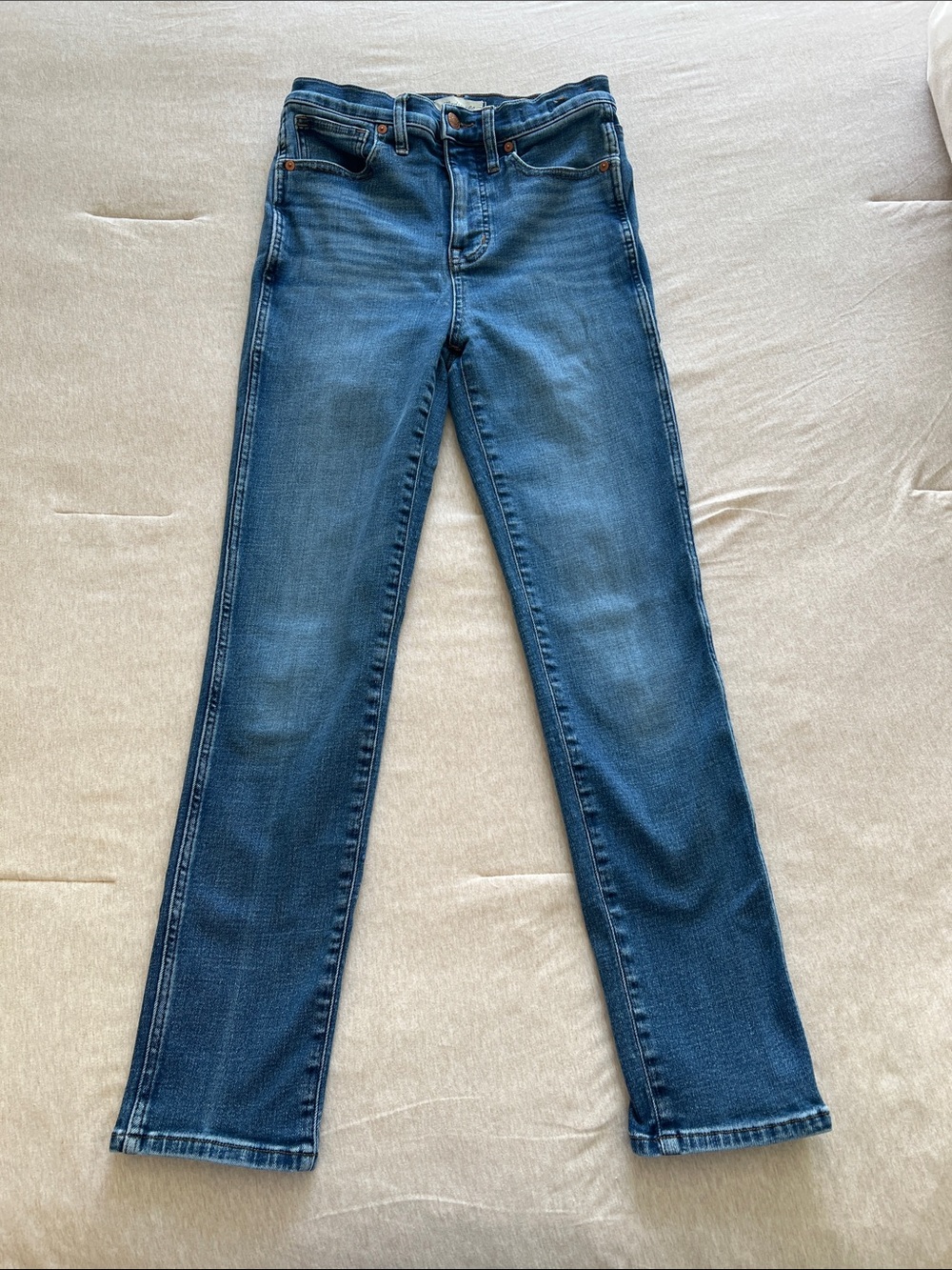 Madewell Women's Medium Blue Straight-Leg Jeans